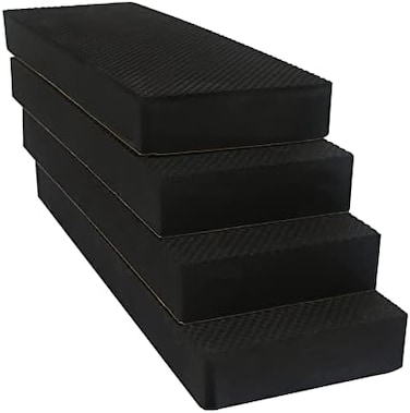 GameXcel The Feelings Garage Wall Protector Car Door Protector Garage Guards for Car Door EdgeCar Bumper Protector Water Resistance Self Adhesive EVA Foam Wall Pad 1. 18x3. 9x11. 8 inch Black[4 Pack].