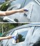 ITTAHO Squeegee for Window Cleaning,12"Squeegee and 11"Microfiber Scrubber Combi with Stainless Steel Pole,Extendable Squeegee Window Cleaner for Car,Sliding Door,Shower Glass Door-Swivel Style-2 Pads