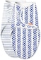 SwaddleMe Luxe Easy Change Swaddle &ndash; Size Small/Medium, 0-3 Months, 2-Pack (Water Color Indigo.