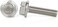 MewuDecor M10-1. 5 x 30mm Flanged Hex Head Bolts Flange Hexagon Screws, Stainless Steel A2-70, DIN 6921, 10 PCS.