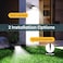 Linkind StarRay Solar Spot Lights Outdoor, IP67 Waterproof Dusk-to-Dawn Landscape Spotlights, 3 Modes Solar Lights Outdoor for Garden, Yard, Pathway (Daylight, 2 Pack.