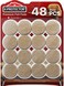 X-Protector Best Felt Furniture Pads - 48 Premium Chair Felt Pads Floor for Furniture Feet Wood Hardwood Floors - Protect Your Hard Floors. (Beige.