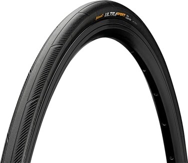 Continental Ultra Sport III tire - clincher, folding, PureGrip, Performance, E25, black or black/brown, 650, 700x 23, 25, 28 or 32.