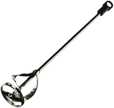 Edward Tools Stainless Steel Food Grade Mixer Drill Attachment - Safe for Bulk Brewing, Batter, Coffee, Wine, Beer, Mashed Potatoes - Food Safe for Mixing in 1 to 5 gallons.