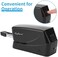 craftinova Electric Stapler, 25 Sheet Capacity,Including 2000 Staples ，Jam Free Stapler，Professional and Home Office Stapler，Battery not Included，AC or Battery Powered. （Black.