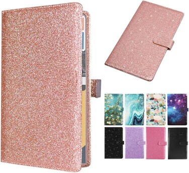 DMLuna Car Registration and Insurance Holder, Leather Vehicle Card Document Glove Box Organizer, Auto Truck Compartment Accessories for Essential Information, Driver License Cards.
