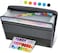 Sooez Accordion File Organizer with Safe Zipper, 12 Pocket Expanding File Folder with Front Pencil Pouch, Portable Monthly Paper Bill Tax Receipt Organizer, School Office Supplies, Letter Size, Black.