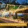 SANJICHA Solar Outdoor String Lights, 2 Pack Extra-Long 144FT 400LED Waterproof, Copper Wire with 8 Modes, Solar Twinkle Lights for Tree Garden Party Wedding Decor (Warm White.