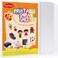 Auihiay 12 Pieces Printable Shrinky Plastic Sheets, Shrink Films Papers for Kids Easter Ornament, 6 White and 6 Semitransparent, 8. 3 x 11. 6 inch / 21 x 29. 5 cm.