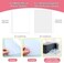 Auihiay 12 Pieces Printable Shrinky Plastic Sheets, Shrink Films Papers for Kids Easter Ornament, 6 White and 6 Semitransparent, 8. 3 x 11. 6 inch / 21 x 29. 5 cm.