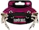 Ernie Ball Flat Ribbon Patch Cable 3-Pack, 3 in, Black (P06220.