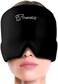 TheraICE Rx Form Fitting Gel Ice Headache/Migraine Relief Hat, Cold Therapy Migraine Relief Mask, ComfortableStrechable Ice Pack Eye Mask for Puffy Eyes, Tension, SinusStress Relief.
