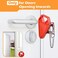 WINONLY Portable Travel Door Lock for Hotel Room and Apartment Security - Defender Door Latch and Lock from Inside for Travel Safety.
