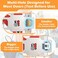WINONLY Portable Travel Door Lock for Hotel Room and Apartment Security - Defender Door Latch and Lock from Inside for Travel Safety.