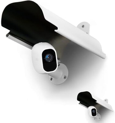 غطاء واقي من الشمس والمطر من Uogw لكاميرات Blink XT و XT2 و Blink Outdoor الجديدة كليًا و Arlo و Arlo Pro و Arlo Pro 2 و Arlo Ultra، سقف واقٍ لكاميرات المراقبة الخارجية، مصنوع من سبائك الألومنيوم (عبو