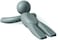 مانع باب Umbra Buddy، مفرد، فحمي، 1013258-149، الطول 15 × العرض 6 × الارتفاع 11 سم.