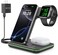 WAITIEE Wireless Charger, 3 in 1 Qi-Certified 15W Fast Charging Station for Apple iWatch Series 5/4/3/2/1,AirPods, Compatible with iPhone 11 Series/XS MAX/XR/XS/X/8/8 Plus/Samsung.
