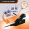 Kelvin Tools Kelvin 17The Palm-Sized Everyday Multi-Tool Set17 Integrated Tools: 13 Bit Screwdriver Set, Tape Measure, Liquid Level, Hammer, and Flashlight (Black/Blue.