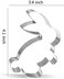 Keewah 4. 1 inch Bunny Rabbit Cookie Cutter - Stainless Steel.