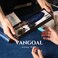 VANGOAL (Blue- Vintage Carving Feather Pen Set, Glittering Quill Pen Set Antique Calligraphy Writing Dip Pen with Ink, 2 Replacement Nibs, Pen Stand Base, Luxury Vintage Signature Pen (Blue.