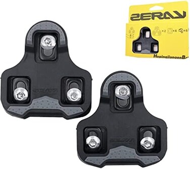 HEPINGJIANGENBO ZERAY SP-110 مشابك دواسات الدراجة مع مطاط مانع للانزلاق متوافقة مع دواسات Look Keo StructureKeo.