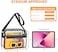 MAY TREE Clear Bag for Stadium Events Clear Messenger Bag Suitable for Concert Outfits and Sports Events.