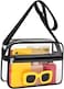 MAY TREE Clear Bag for Stadium Events Clear Messenger Bag Suitable for Concert Outfits and Sports Events.