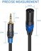 Disino 3. 5mm to XLR Cable, Unbalanced 1/8 inch Mini Jack TRS Stereo Male to XLR Male Microphone Audio Cable - 3. 3 FT.
