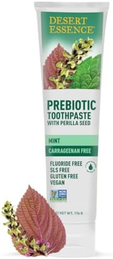 Desert Essence, Prebiotic, Plant-Based Toothpaste, Mint, 6. 25 oz (176 g.