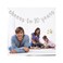 INNORU Glitter Silver Cheers to 10 Years Banner - Child 10th Birthday Sign Bunting 10th Wedding Anniversary Party Bunting Decoration.