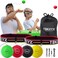 TEKXYZ Reflex Ball Family Pack, 4 Different Boxing Training Ball with Headband, Perfect for Reaction, Agility, Punching Speed, Fight Skill and Hand Eye Coordination Training.