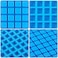 JOERSH Square Candy Molds Silicone Molds for Hard Candy, Gummy, Caramels, Chocolate, Ganache, Ice Cubes, 252 Cavity.