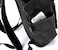 FQQF FH Canvas Backpack Vintage Backpack Black Daypack for Men Women Laptop Travel Rucksack.