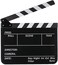 Snnisttek Coolbuy112 Movie Directors Clapboard, Photography Studio Video TV Acrylic Clapper Board Dry Erase Film Slate Cut Action Scene Clapper with a Magnetic Blackboard Eraser and Two Custom Pens, B