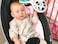 BaeBae Goods Infant Insert Compatible with 4Moms MamarooRockaroo Car Seat Insert 2 Pack Reversible Infant Car Seat Insert Soft Plush Minky Car Seat Head Support Insert.