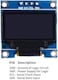 GeeekPi 5PCS 0. 96 Inch OLED Module 12864 128x64 White Driver IIC Serial Display Board Module for Arduino, Raspberry Pi,Beagle Bone Black.