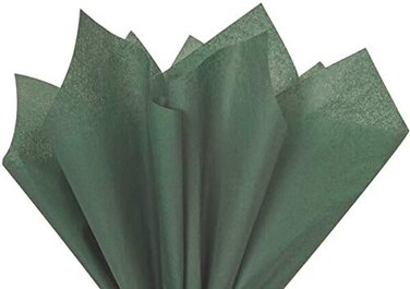 Feronia Packaging Forest Green Tissue Paper Squares, Bulk 24 Sheets, Premium Gift Wrap and Art Supplies for Birthdays, Holidays, or Presents , Large 20 Inch x 30 Inch.