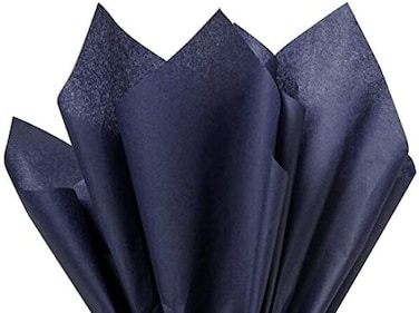 Feronia Packaging Navy Blue Tissue Paper Squares, Bulk 24 Sheets, Premium Gift Wrap and Art Supplies for Birthdays, Holidays, or Presents , Large 20 Inch x 26 Inch.