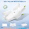 Elviros Cervical Memory Foam Pillows for Neck and Shoulder Pain, Ergonomic Orthopedic Sleeping Support Pillow for Side Sleepers, Back and Stomach Sleepers (Soft.