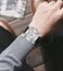 Gute Mens Watches, Mechanical Calendar Automatic Self-Winding Roman Numeral PU Leather Wrist Watch with Blue Hands.