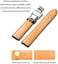 Moran Genuine Leather Band Alligator and Cowhide Replacement Deployment Buckle Watch strap18mm to 24mm Crocodile Leather Strap for Men's and Women's.