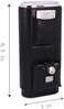 Amancy Elegant 3 Holder Black Cigar Case Set With Lighter And Cutter Kit.