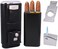 Amancy Elegant 3 Holder Black Cigar Case Set With Lighter And Cutter Kit.