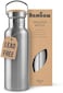 Bambaw Stainless Steel Water Bottle 500 mlThermos FlaskInsulated BottleEco FlaskReusable Water BottleStainless Steel Bottle without PlasticKeeps Hot and Cold Bamboo Bottle.
