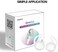 OneCut 5 Pairs Silicone Ear Tips for Wireless Headphones 12,Silicone Soft Anti-Slip Sport Earbud Tips, Anti-Drop Ear Hook Gel Headphones Earphones Protective Accessories Tips (Clear.