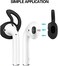 OneCut 5 Pairs Silicone Ear Tips for Wireless Headphones 12,Silicone Soft Anti-Slip Sport Earbud Tips, Anti-Drop Ear Hook Gel Headphones Earphones Protective Accessories Tips (Clear.