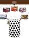 HUNRUNG Laundry Hamper,Large Canvas Fabric Lightweight Storage Basket Toy Organizer Dirty Clothes Collapsible Waterproof for College Dorms, Children Bedroom,Bathroom（Roud-Football.