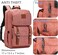 HFSX Laptop Backpack College Backpacks Bookbag Vintage Backpack Bookbags Water Resistant Back Pack for Women Men fit 15. 6 inch.