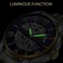 A ALPS Men&rsquo;s Watch Black Mechanical Stainless Steel Skeleton Waterproof Automatic Self-Winding Roman Numerals Diamond Dial Wrist Watch.