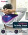 Magic Gel Neck Ice Pack - Soothing Pain Relief for NeckShoulder Pain. Cold Cervical Collar Compress Sits Above The Shoulders,Flexible,Reusable Freezer Pad for Swelling,InjuriesHeadaches (.